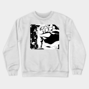 Tragic black and white, the canopy of chaos. Figure ART. Crewneck Sweatshirt